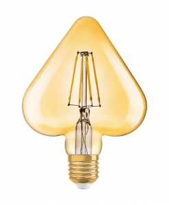 Osram Vintage 1906 LED Heart Gold 4,5W-40W E27