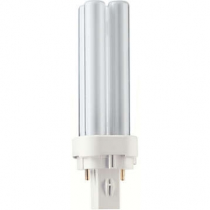 Philips Kompaktleuchtstofflampe Master PL-C 2 Pin G24d warmweiss 230V 10W/830