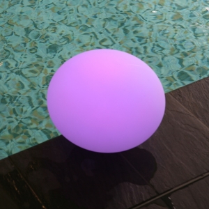 smart and green Flatball N Akku LED Leuchte 35x27cm