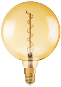 Osram Vintage 1906 LED Globe 200 Gold 5W-28W E27