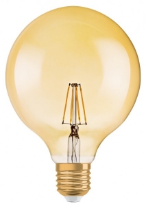 Osram Vintage 1906 LED Globe 125 Gold  7,5W-55W E27