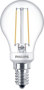 Philips Classic LEDLuster 5W-40W E14 klar dimmbar
