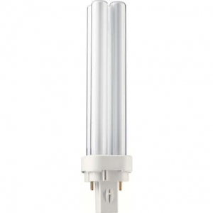 Philips Kompaktleuchtstofflampe Master PL-C 2 Pin G24d warmweiss 230V 18W/830